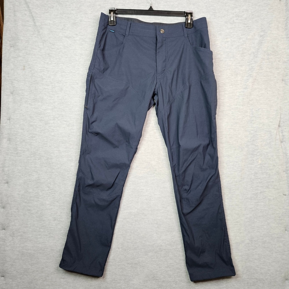 Kuhl Silencr Pants Mens 36x31 Navy Blue Technical Stretch Hiking Outdoor Pants
